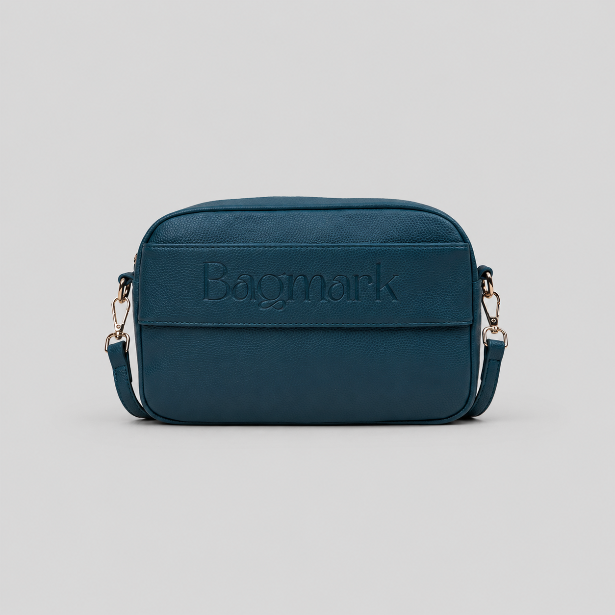 The Daily bag in Teal bookmark-inspired crossbody bag