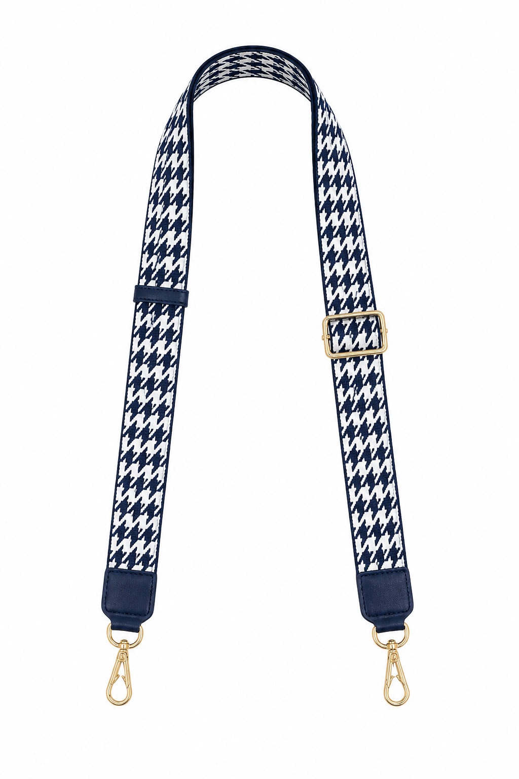 Houndstooth Strap Navy