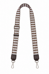 Houndstooth Strap Taupe Brown