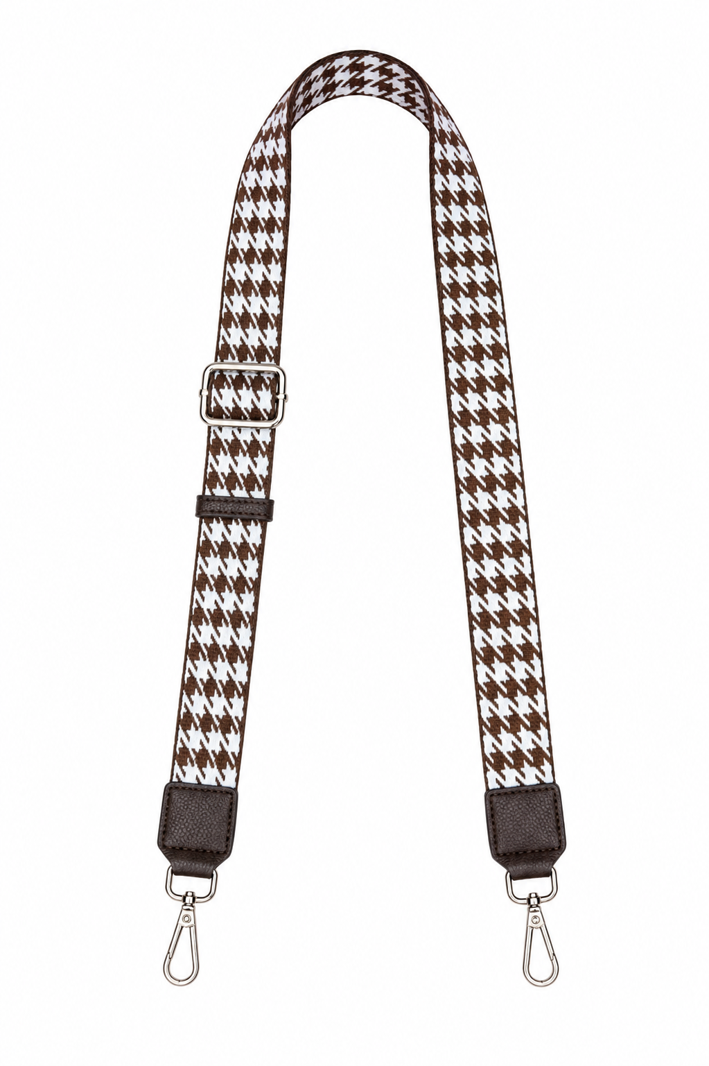 Houndstooth Strap Taupe Brown