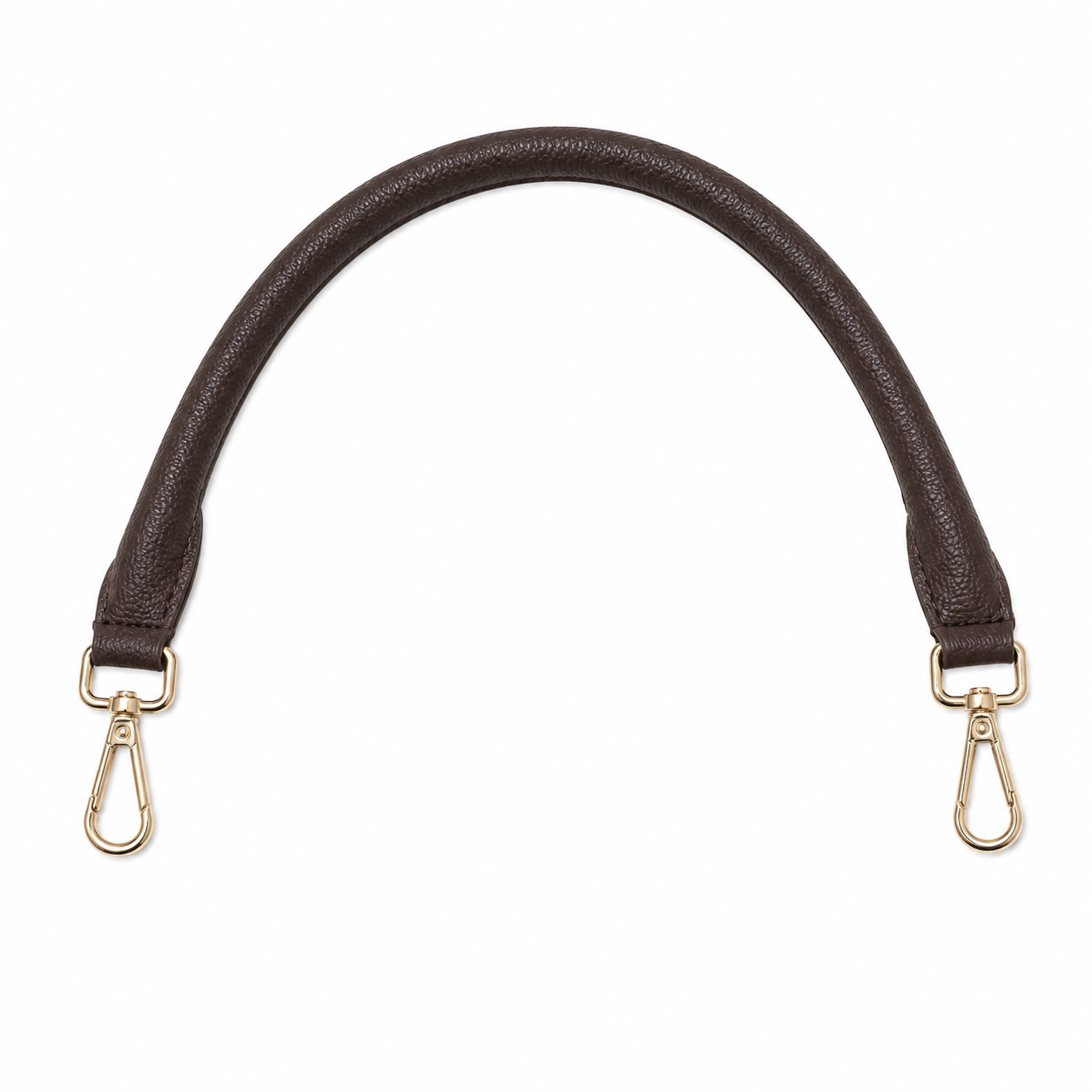 Short Handle Strap Taupe Brown